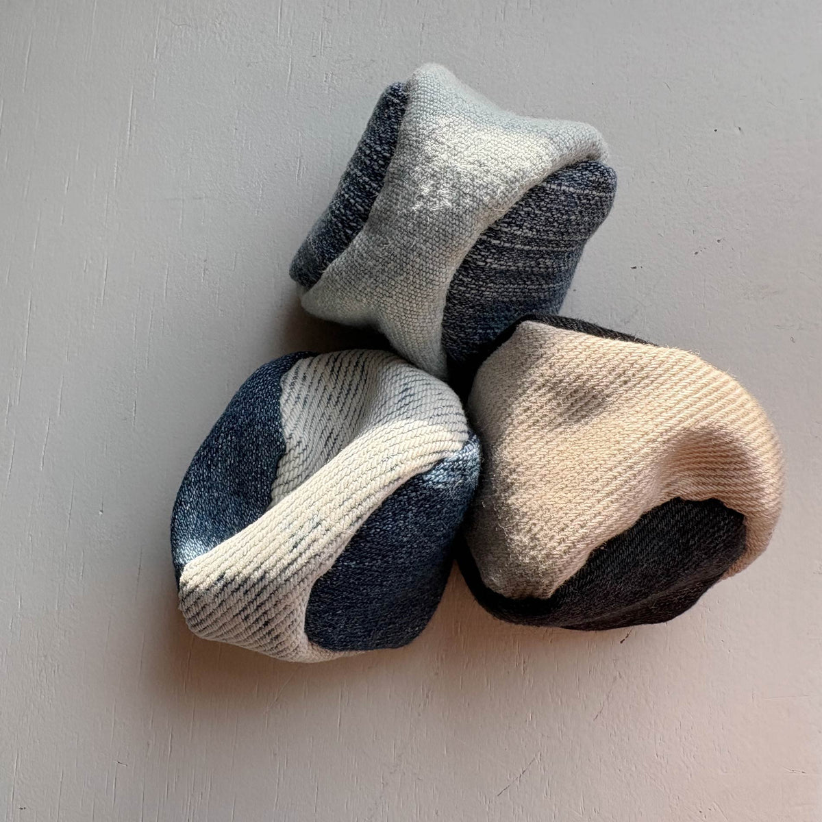 2-Panel Upcycled Denim Footbag